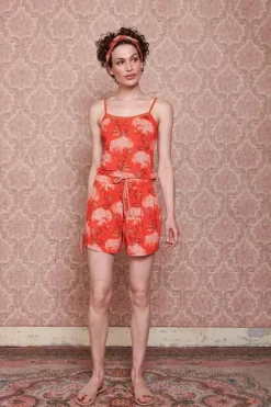 Kurze Hose Flora Firenze Koralle