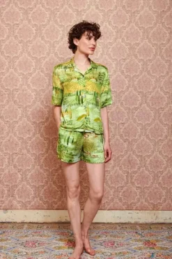 Kurze Hose Toscana Grun