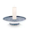 Kyoto Festival Kerze Schale Blau 14Cm