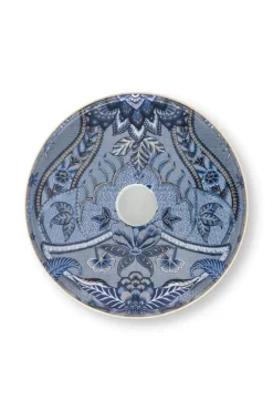 Kyoto Festival Kerze Schale Blau 14Cm