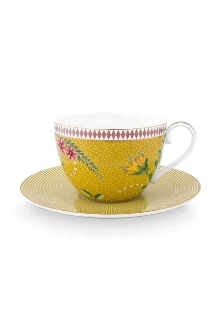 La Majorelle Cappuccino Tasse & Untertasse Gelb