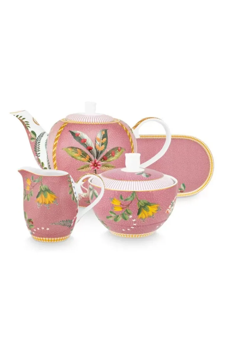 La Majorelle Tee Set/4 Rosa