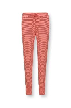 Lange Hose Little Sumo Stripe Koralle