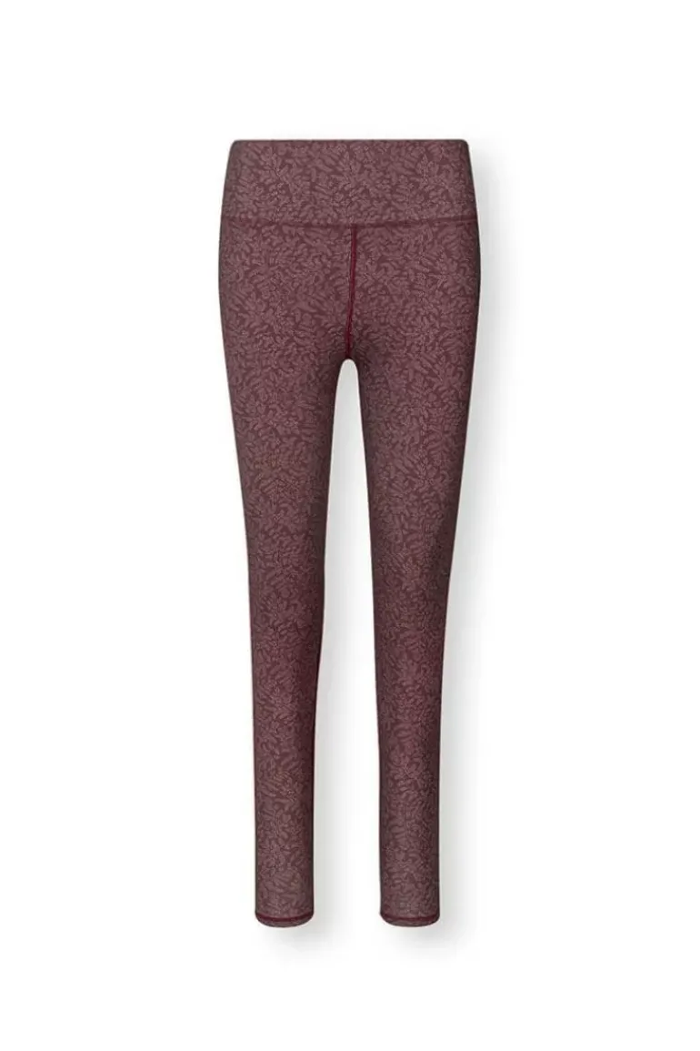 Lange Sporthose Leafy Dots Terra