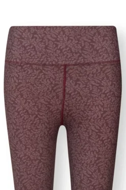 Lange Sporthose Leafy Dots Terra