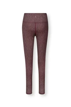 Lange Sporthose Leafy Dots Terra
