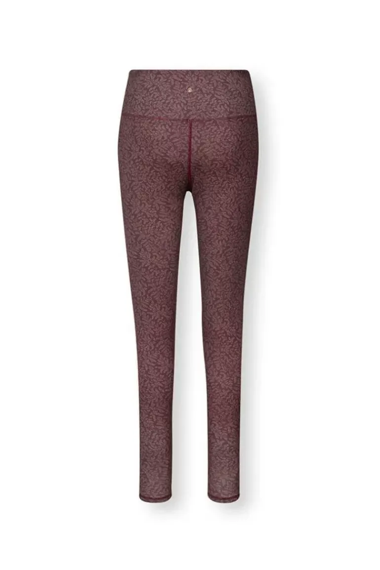 Lange Sporthose Leafy Dots Terra