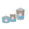 Love Birds Tee Set/3 Blau/Khaki