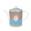 Love Birds Teekanne Medium Blau/Khaki