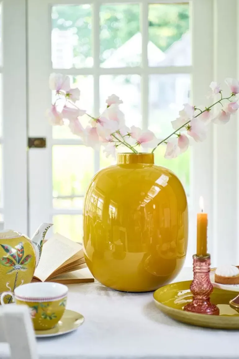 Metall Vase 32Cm