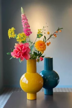 Metall Vase 40Cm
