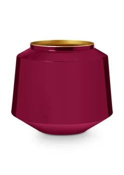 Metall Vase Dunkel 22 Cm