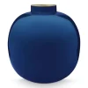 Metall Vase Dunkel 23 Cm