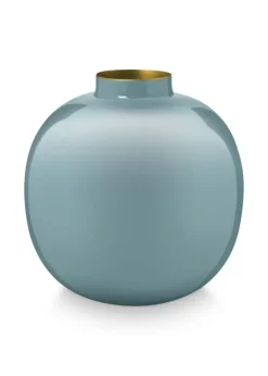 Metall Vase Hell 23 Cm