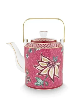 Oriental Flower Festival Teekanne Dunkel Medium