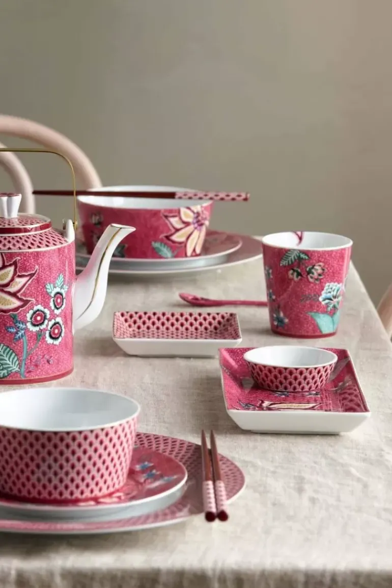 Oriental Flower Festival Teekanne Dunkel Medium
