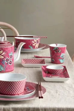 Oriental Flower Festival Set/6 Sushi Dunkel