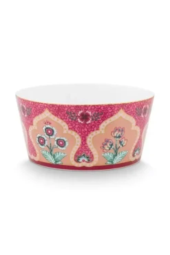Oriental Flower Festival Set/4 Schalen Dunkel 12Cm