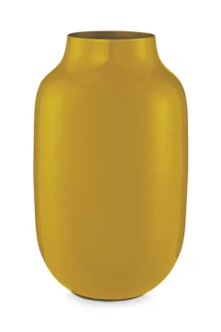 Ovale Metall Vase 30 Cm
