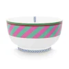 Pip Chique Stripes Schale Rosa/Grun 20.5Cm