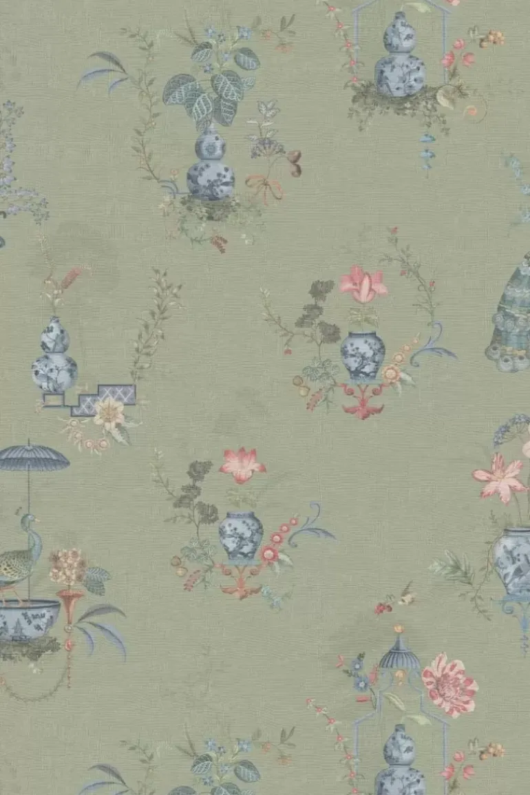 Pip Studio Chinese Porcelain Vinyltapete Hell