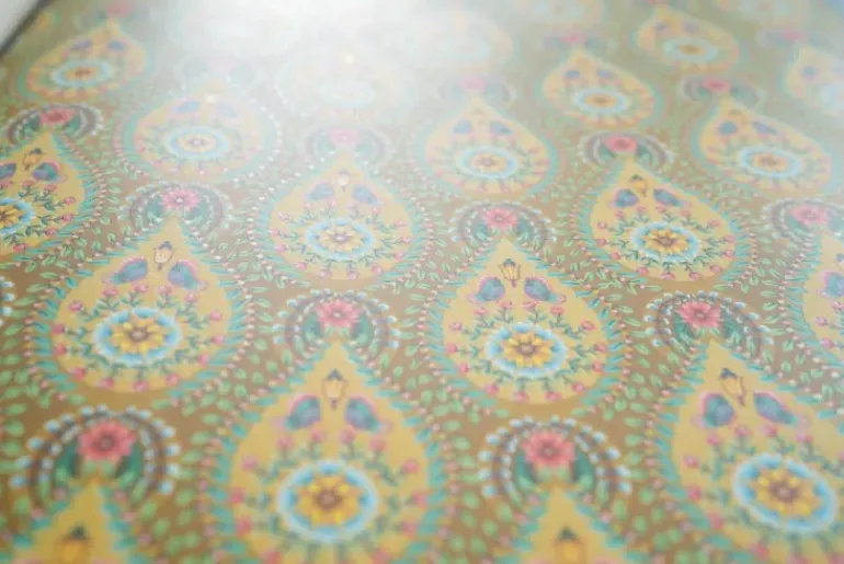 Pip Studio Raindrops Vliestapete /Ocre