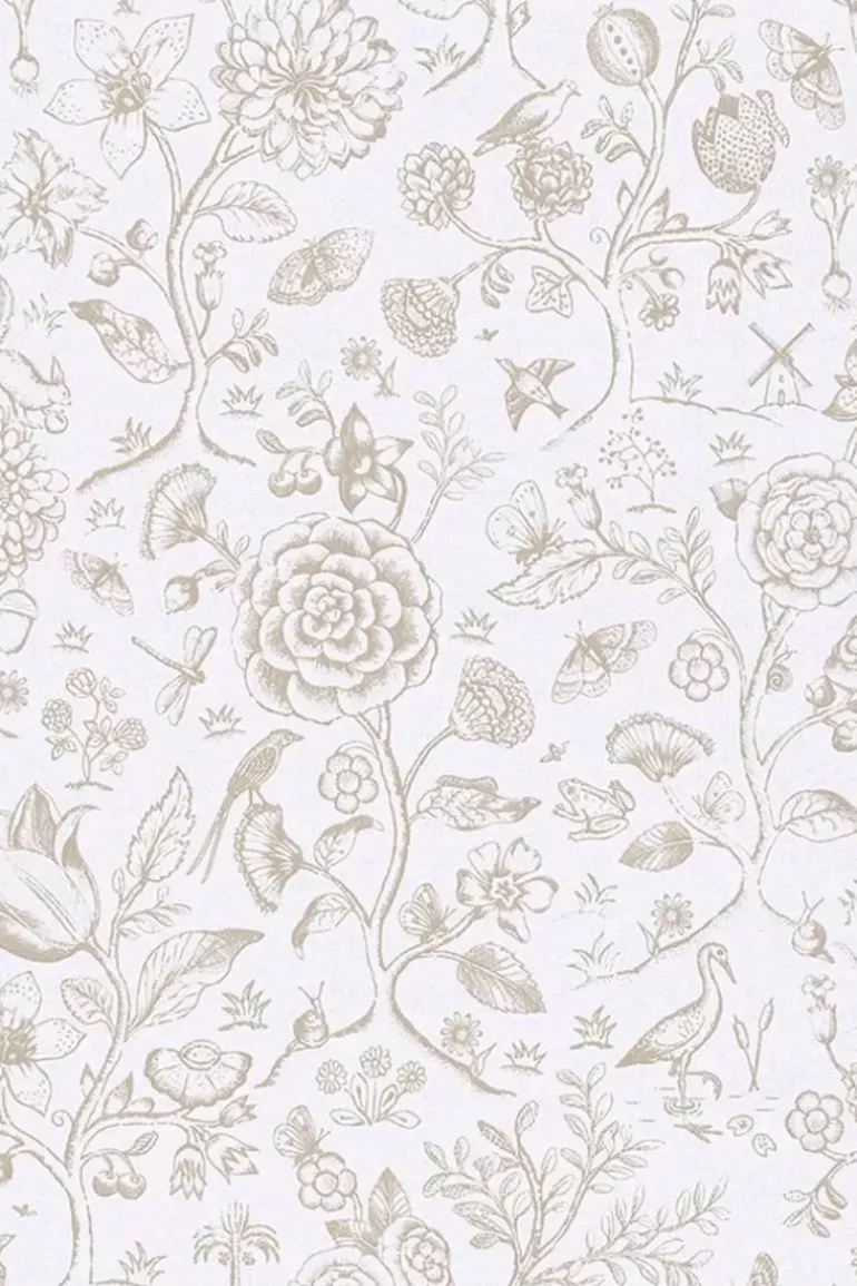 Pip Studio Spring To Life Two Tone Vliestapete Ecru