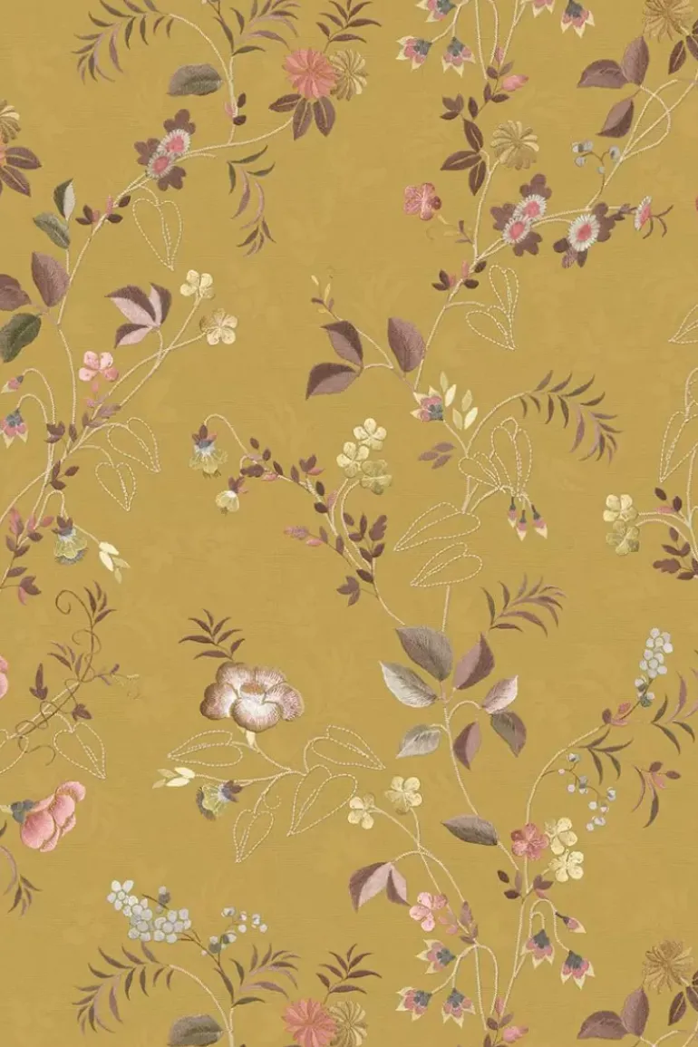 Pip Studio Tokyo Blossom Vliestapete Senf