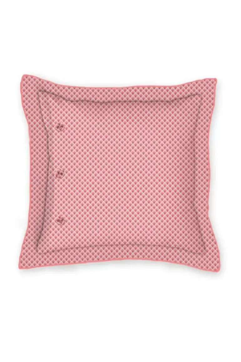 Quadratisches Zierkissen Tokyo Blossom Hellrosa