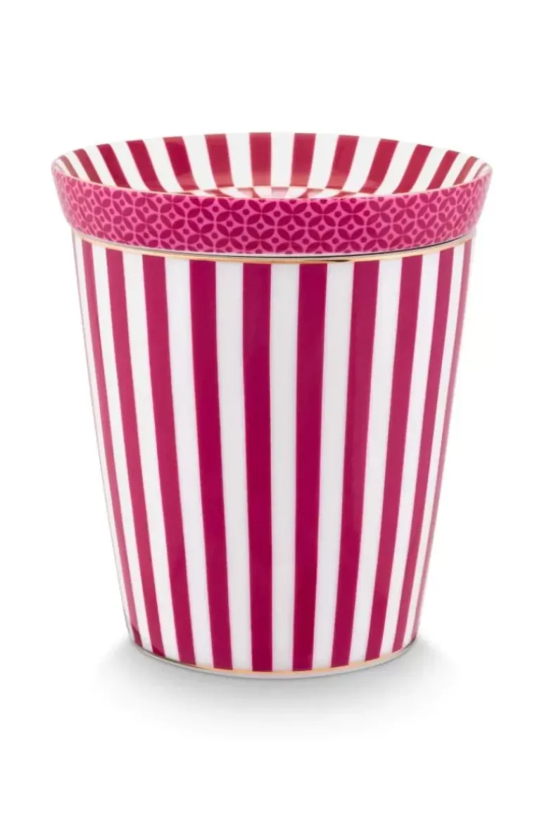 Royal Stripes Tasse & Teebeutelablage Dunkel