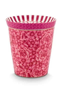 Royal Stripes Tasse Blumen & Teebeutelablage Dunkel