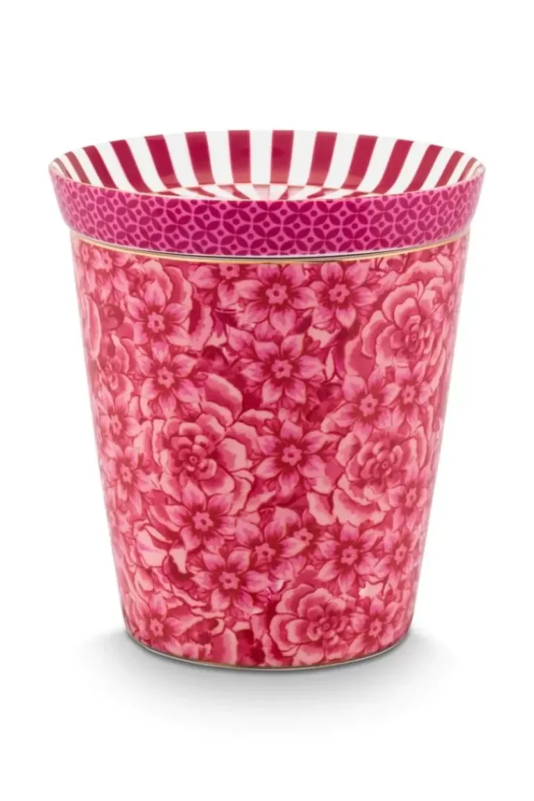 Royal Stripes Tasse Blumen & Teebeutelablage Dunkel