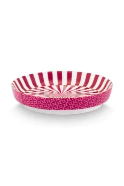 Royal Stripes Tasse Blumen & Teebeutelablage Dunkel