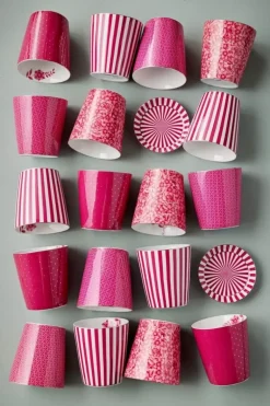 Royal Stripes Tasse Blumen & Teebeutelablage Dunkel