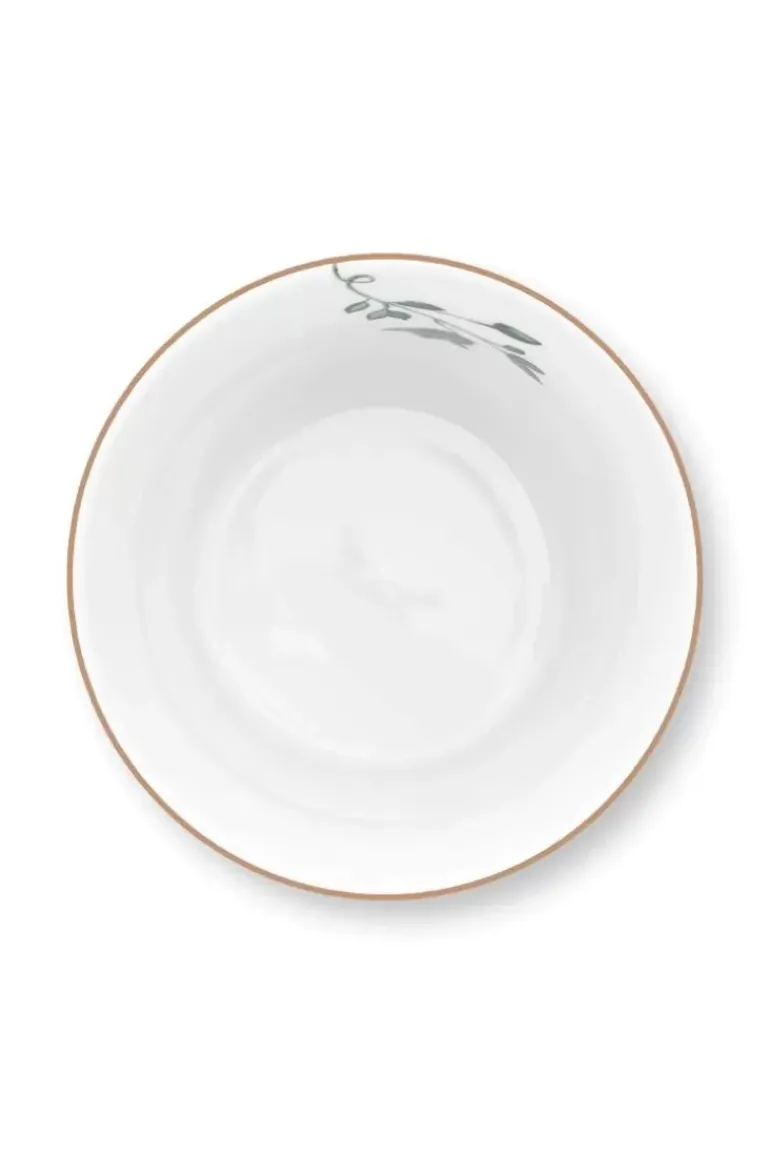 Royal Stripes Tasse Blumen & Teebeutelablage