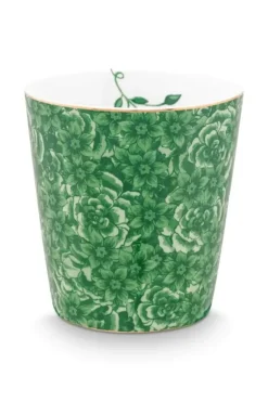 Royal Stripes Tasse Blumen & Teebeutelablage