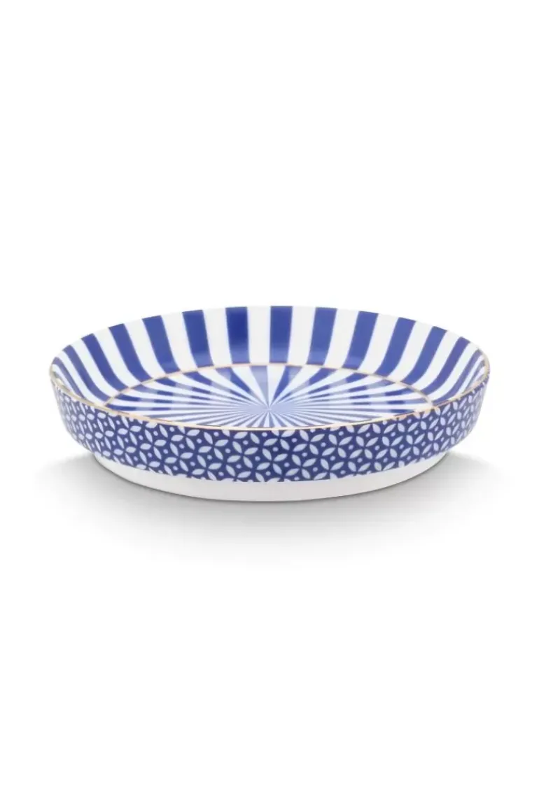 Royal Stripes Tasse Blumen & Teebeutelablage