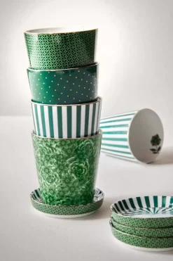 Royal Stripes Tasse Fliesen & Teebeutelablage Grun