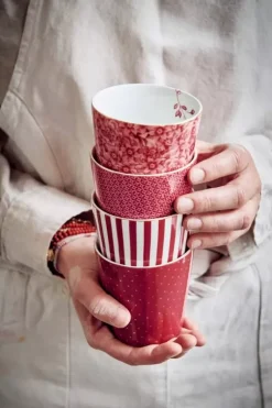 Royal Stripes Tasse Fliesen Dunkel
