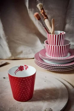Royal Stripes Tasse Punkte Dunkel