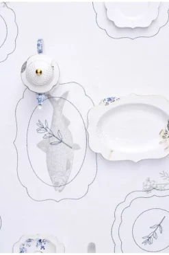 Royal White Oval Servierschale 40 Cm