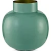 Runde Metall Vase 25 Cm