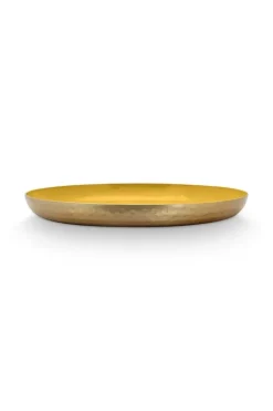 Schale Emailliert Ocker 40Cm