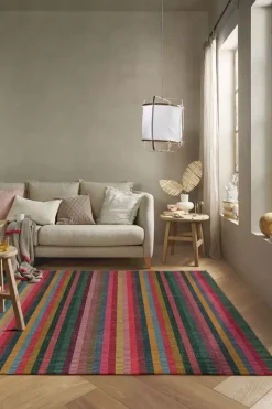 Teppich Jacquard Stripes By Pip Multi