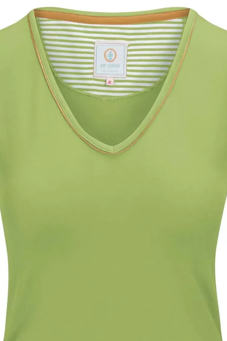 Top Kurze Armel Solid Hell