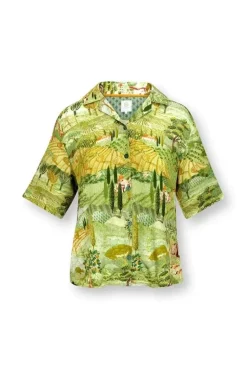Top Kurze Armel Toscana Grun