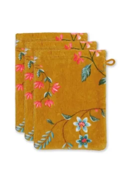 Waschlappen Set/3 Les Fleurs 16X22 Cm