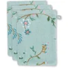 Waschlappen Set/3 Les Fleurs 16X22 Cm