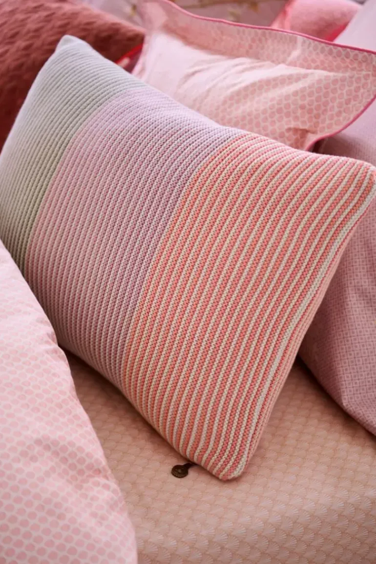Zierkissen Blockstripe Pastell