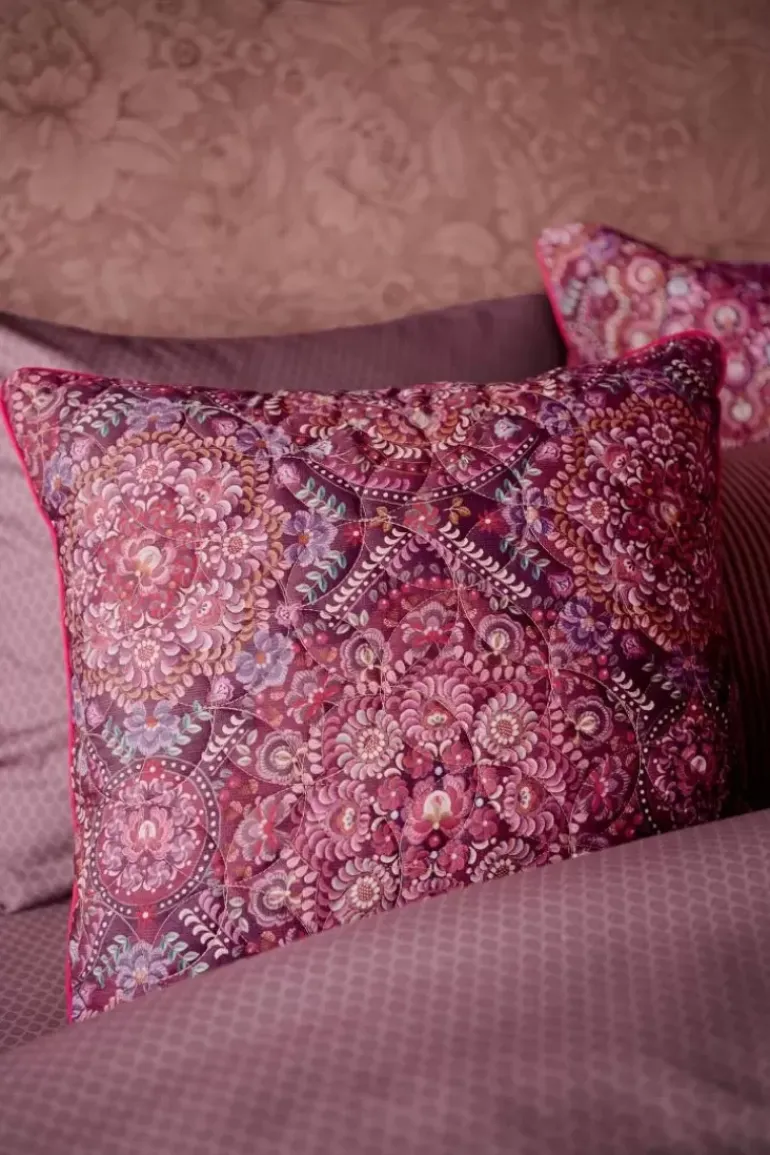 Zierkissen Quilted Il Mosaico Dunkelrot
